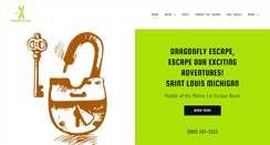 Desktop Screenshot of dragonflyescape.com
